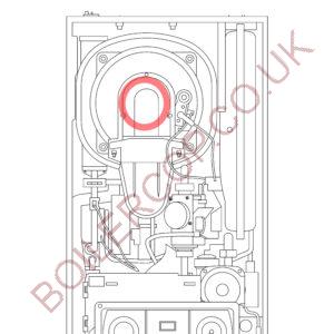 720480101 - REMEHA BROAG - Avanta Boilers - Avanta Plus Combi 28C - Burner Gasket (Graphite)